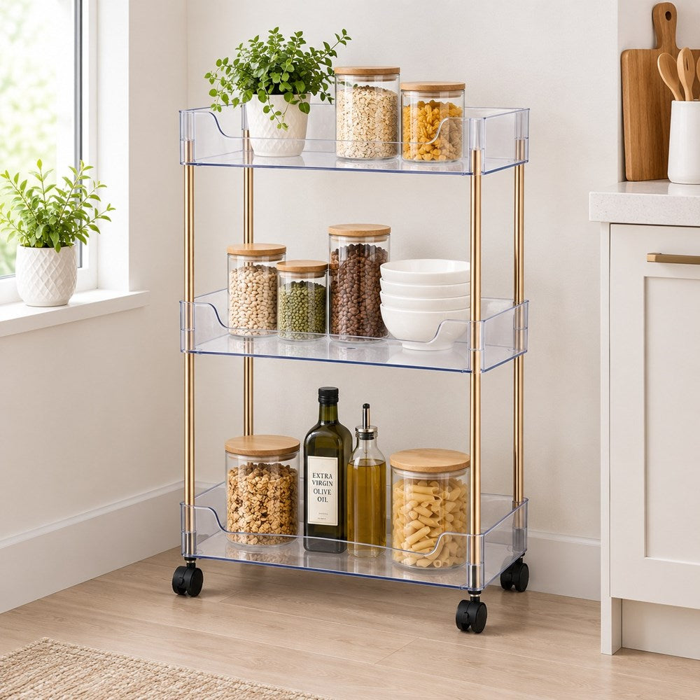 Acrylic Rolling Cart | Full House Lebanon