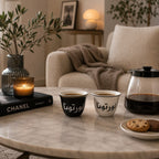 NAWARTOUNA Shaffeh Coffee Cup Set –  Set of 12 | Full House Lebanon