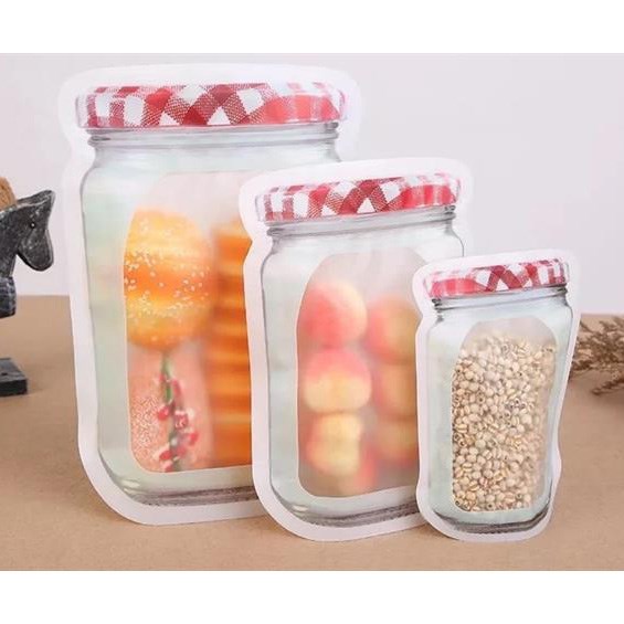Ziplock BPA Free Plastic Mason Jars (12 Pcs) - Large | Full House Lebanon