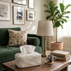 Stone Texture Speckled Ceramic Tissue Box | Full House Lebanon