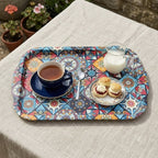 Metal  Rectangular  Printed Serving Tray