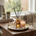 Luxury Aroma Reed Diffuser & Candle Tray Set | Full House Lebanon