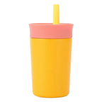 Reusable Insulated Tumbler with Silicone Straw