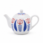 Tulip Pattern Ceramic Teapot