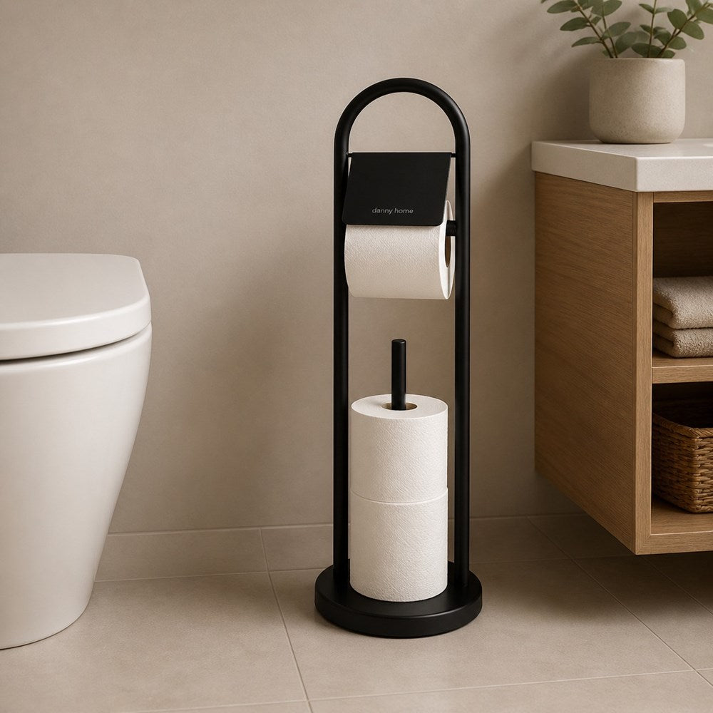 Matte Black Toilet Paper Holder | Full House Lebanon