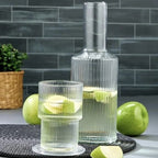 Ribbed Plastic Carafe  Set | Full House Lebanon