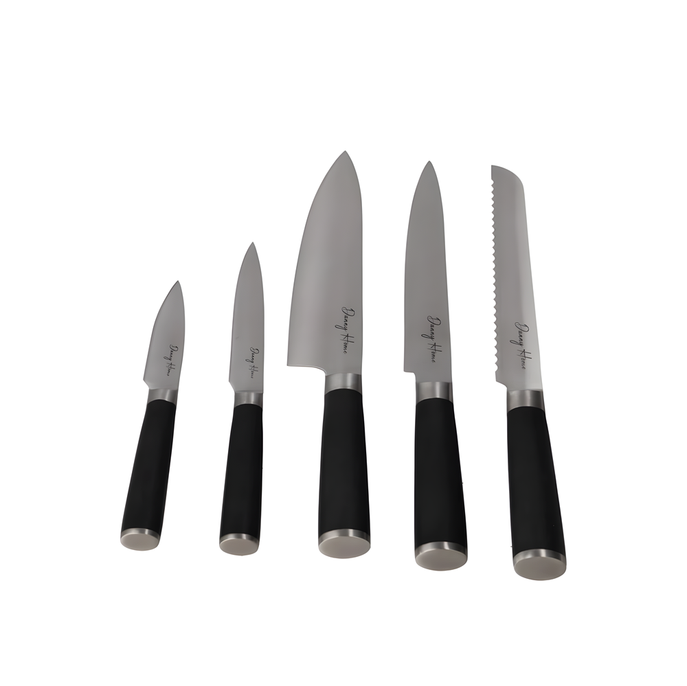 Black Knife Set (6 Pcs) | Full House Lebanon