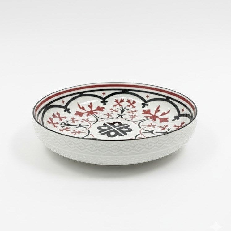 Large Patterned Serving Bowl