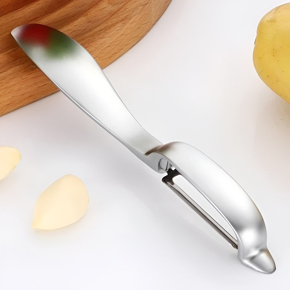 Stainless Steel Vegetable & Fruit Peeler - Silver | Full House Lebanon