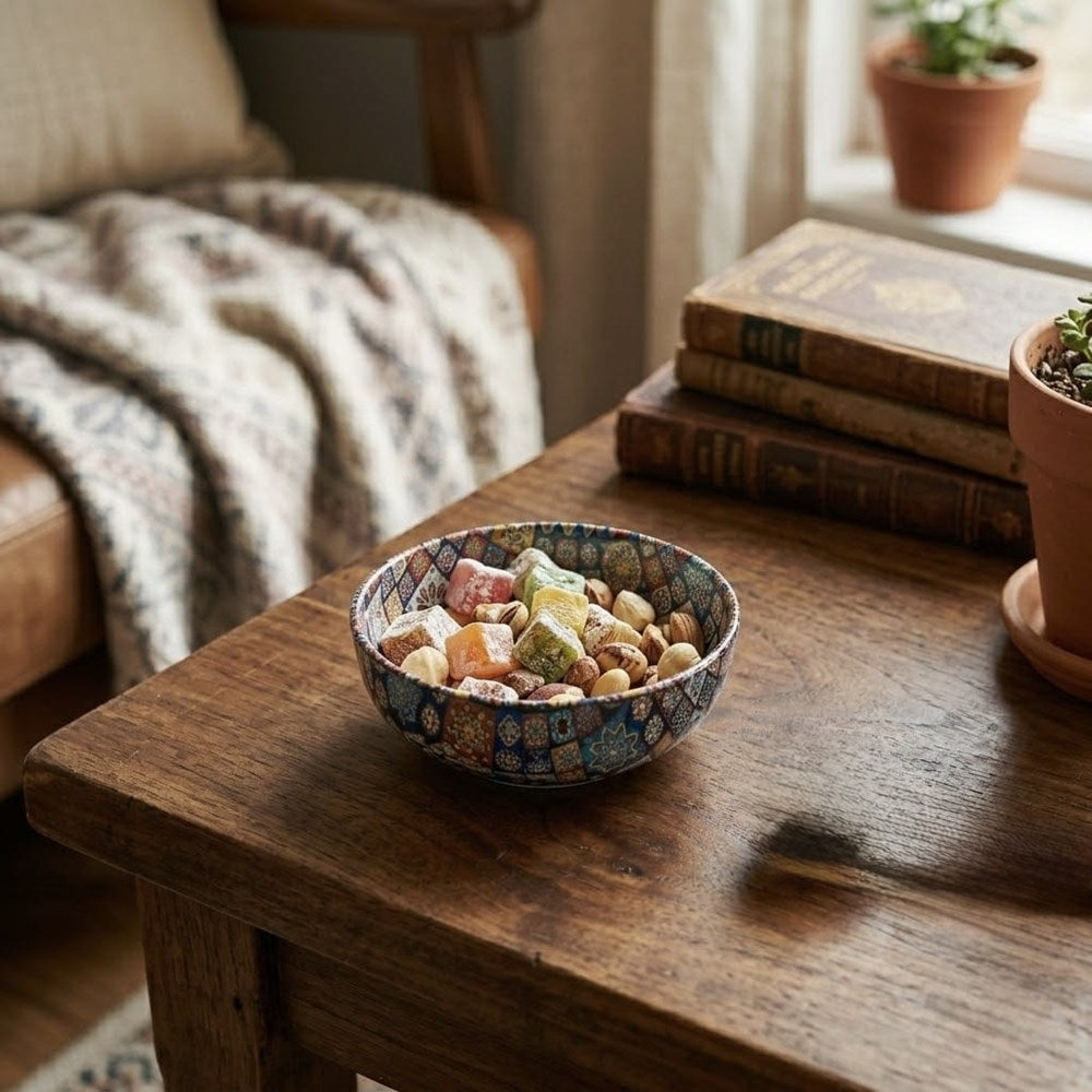 Mini Metal Printed Bowl | Full House Lebanon
