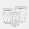 Nesting Side Tables Removable Trays Set (3 Pcs) | Full House Lebanon