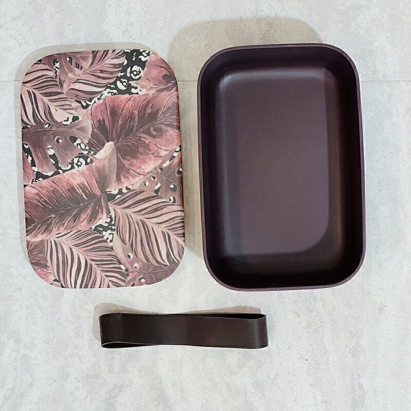 Rectangular Bamboo Lunch Box | Full House Lebanon