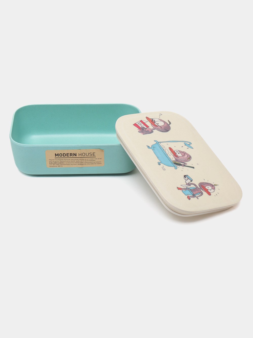 Rectangular Bamboo Lunch Box | Full House Lebanon