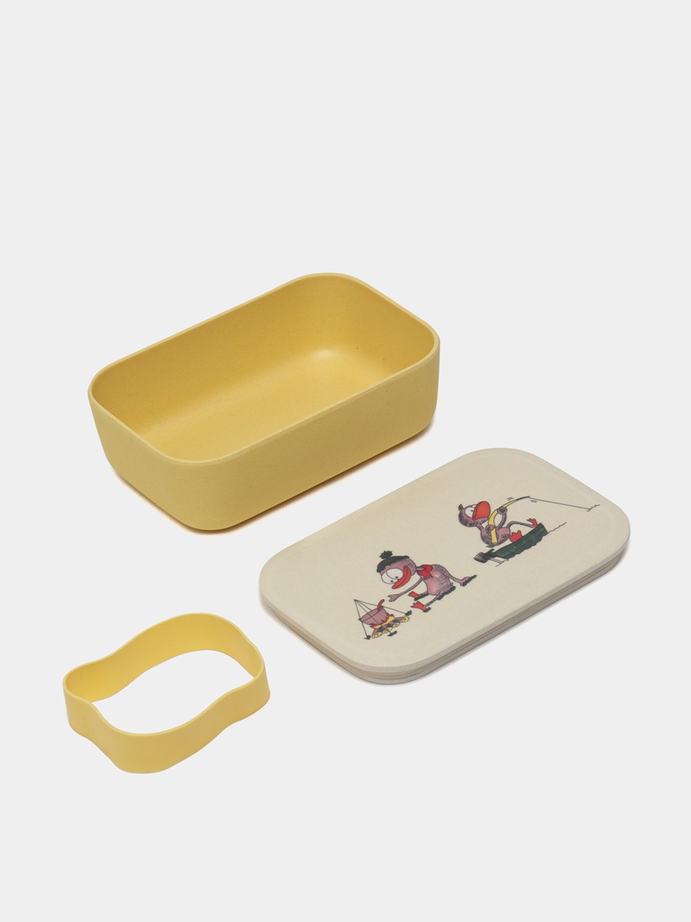 Rectangular Bamboo Lunch Box | Full House Lebanon