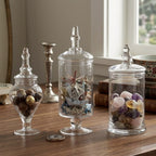 Decorative Glass Jar Set (3 Pcs) | Full House Lebanon
