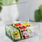 6-Compartmets Plexi Tea Box | Full House Lebanon