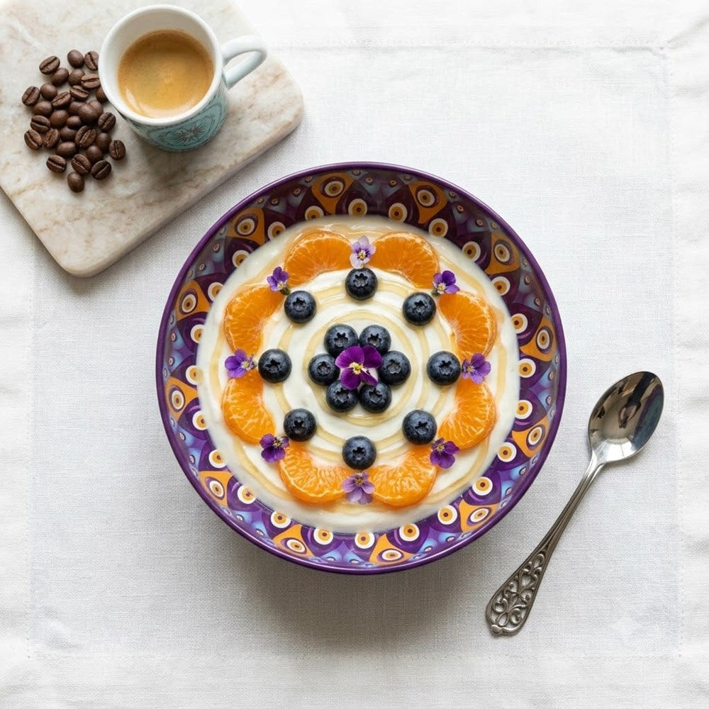 Evil Eye  Metal Printed Bowl | Full House Lebanon