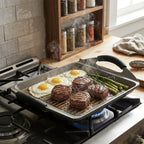 Rectangular Non-Stick Griddle Pan with Handles | Full House Lebanon