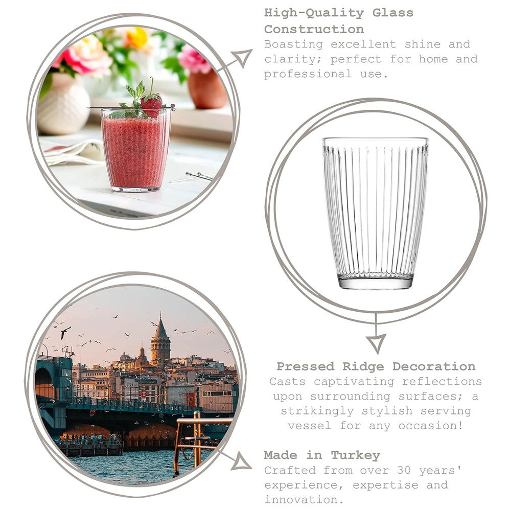 Lav Hestia Glass Cup Set (3 Pcs) | Full House Lebanon