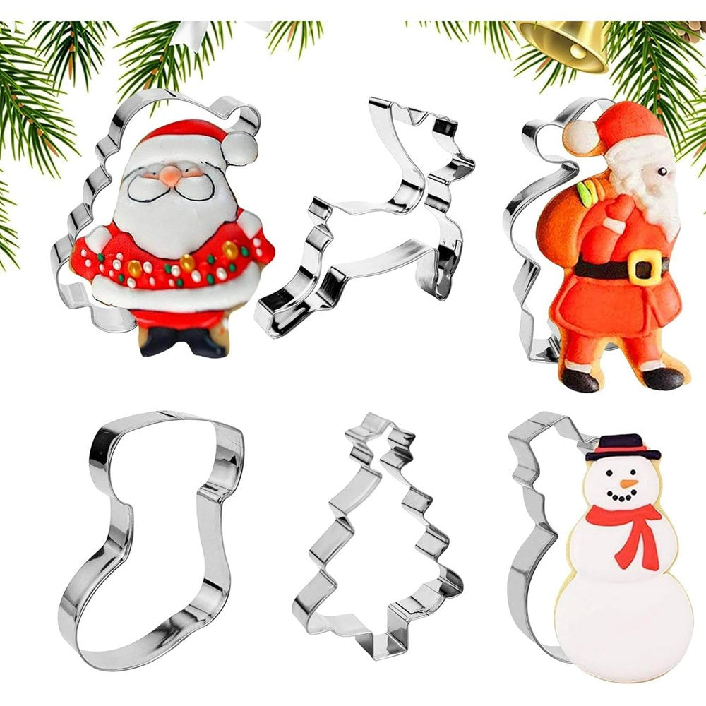 Christmas Cookie Cutter Set (6 Pcs) | Full House Lebanon