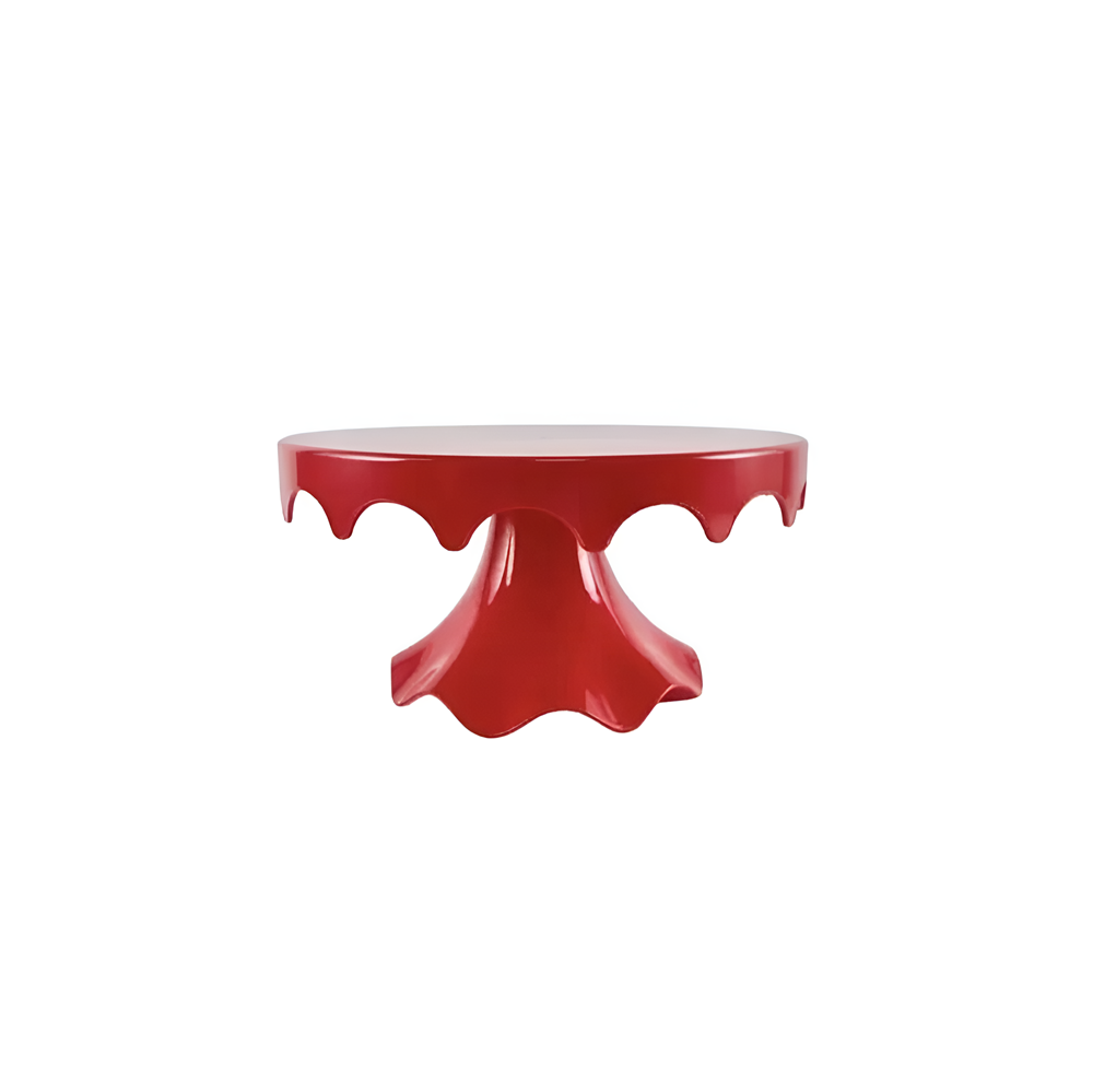 Cake Stand with Dripped Edge - Blue Grey | Full House Lebanon