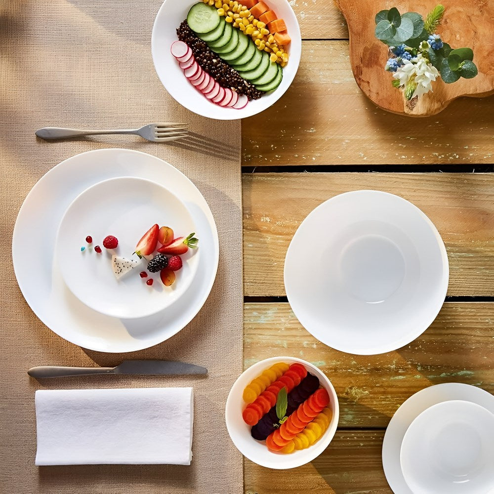 18 -Piece Opal Glass  Dinner Set | Full House Lebanon