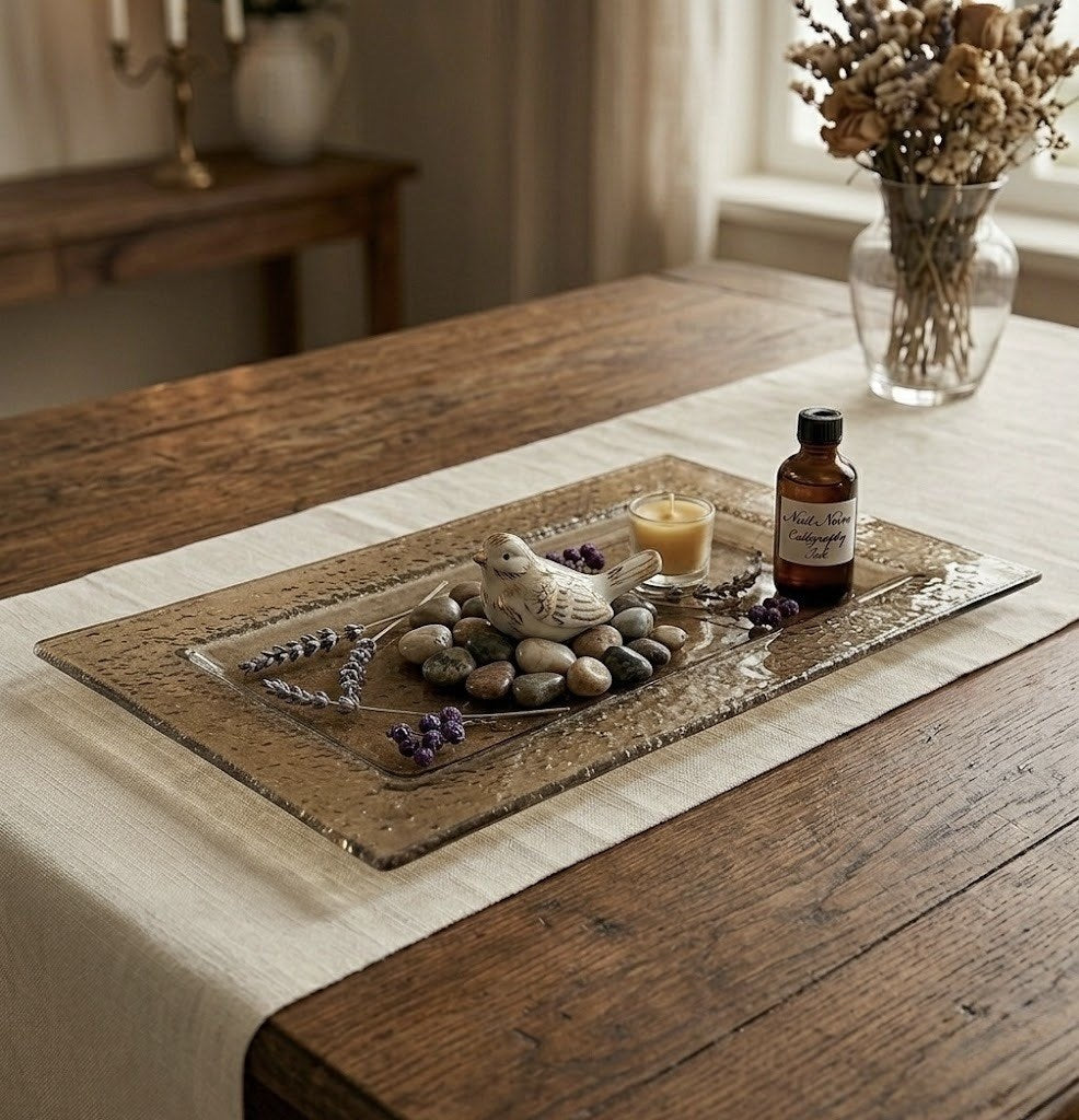 Glass Serving Plate