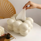 Bubble Shaped Tissue Box - Black | Full House Lebanon