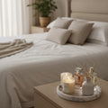 Round Marble Decorative Tray