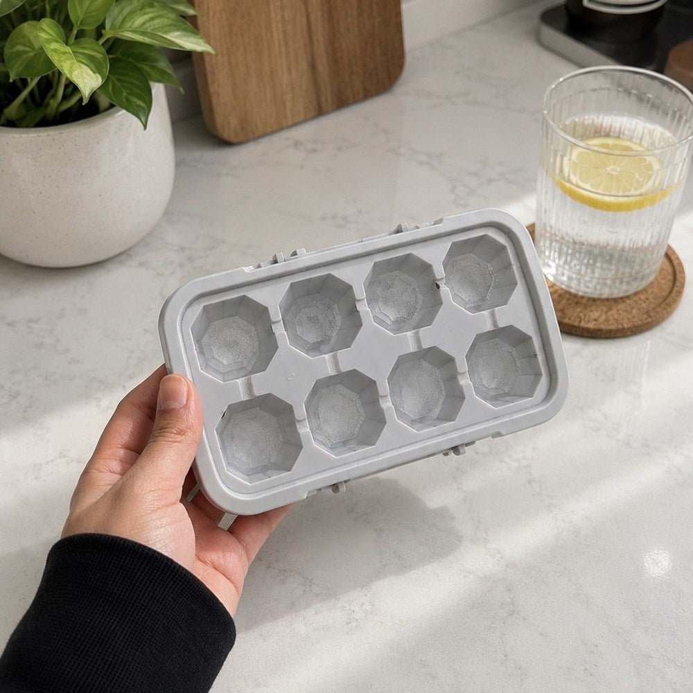 8-Grids Plastic Ice Cube Tray