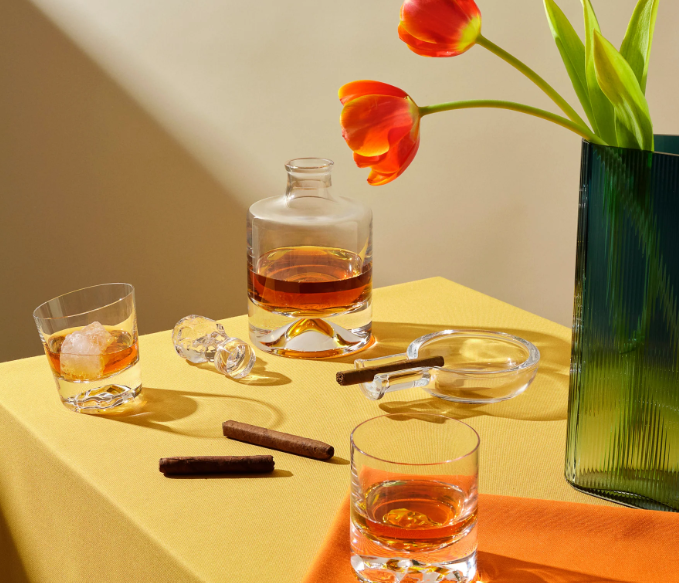 Nude Glass Egoist Ashtray | Full House Lebanon
