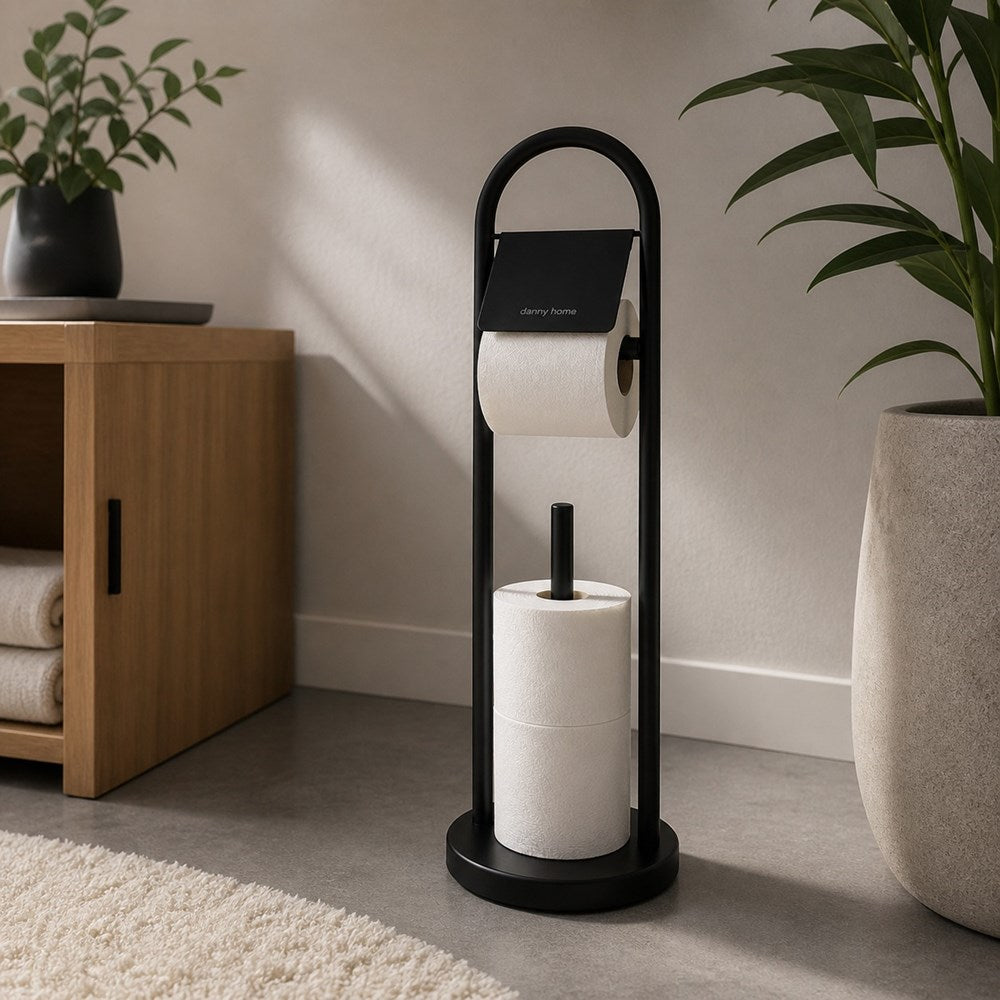 Matte Black Toilet Paper Holder | Full House Lebanon