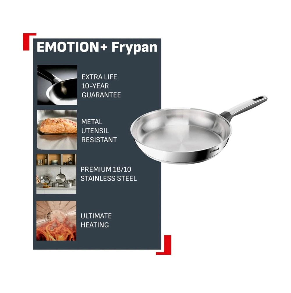 Tefal Stainless Steel Cookware Set – 2 Pots & 1 Frypan | Full House Lebanon