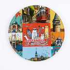 Istanbul Themed Metal Coaster