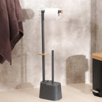 Freestanding  Toilet Brush & Roll Holder Set
