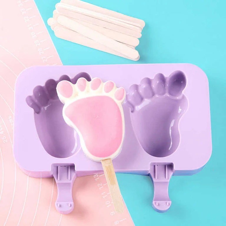 Footprints Popsicle Silicone Ice Mold | Full House Lebanon