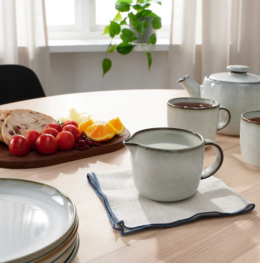 Dosthoff Grey Dinnerware - Deep Plate | Full House Lebanon