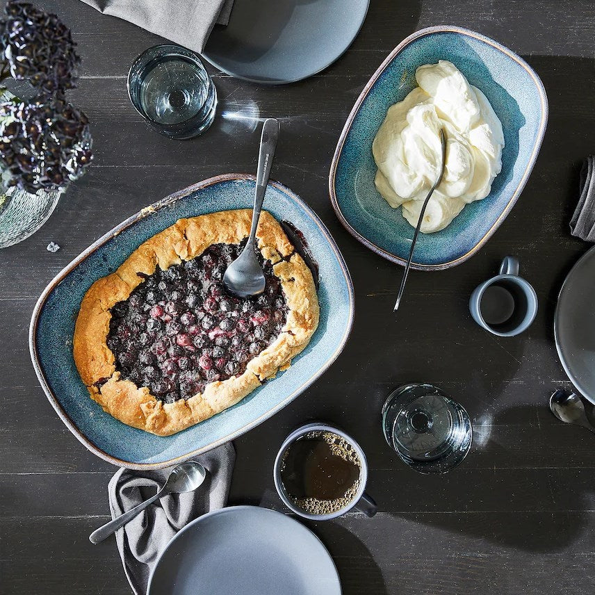 Dosthoff Marble Ocean Blue Dinnerware | Full House Lebanon