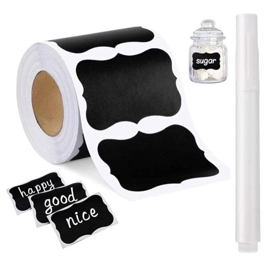 Label Stickers Set with a White Pen | Full House Lebanon