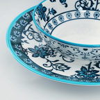 Blue Patterned Dinnerware - Dessert Plate | Full House Lebanon