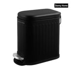 5-Liter Stainless Steel Trash Can with Lid and Pedal | Full House Lebanon